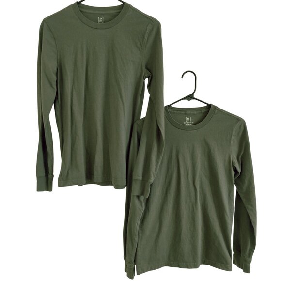 George Mens Cotton Crewneck T-shirts With Long Sleeves Bundle Set Of 7 Size XS - Picture 4 of 14